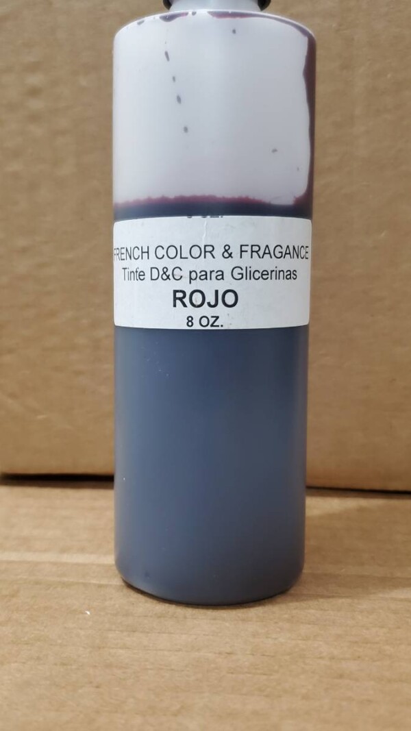 Color Rojo Agua