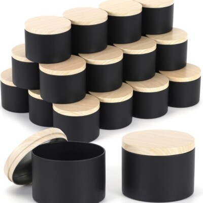 NrEK1Gb9psO7HeL7KpM-35.jpg Tarro Aluminio Negro Tapa Madera 8 onzas