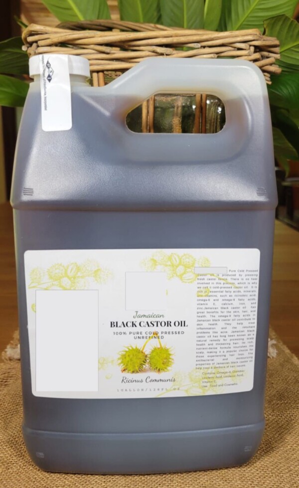 Aceite Castor ( Ricino ) Negro Jamaica Organico
