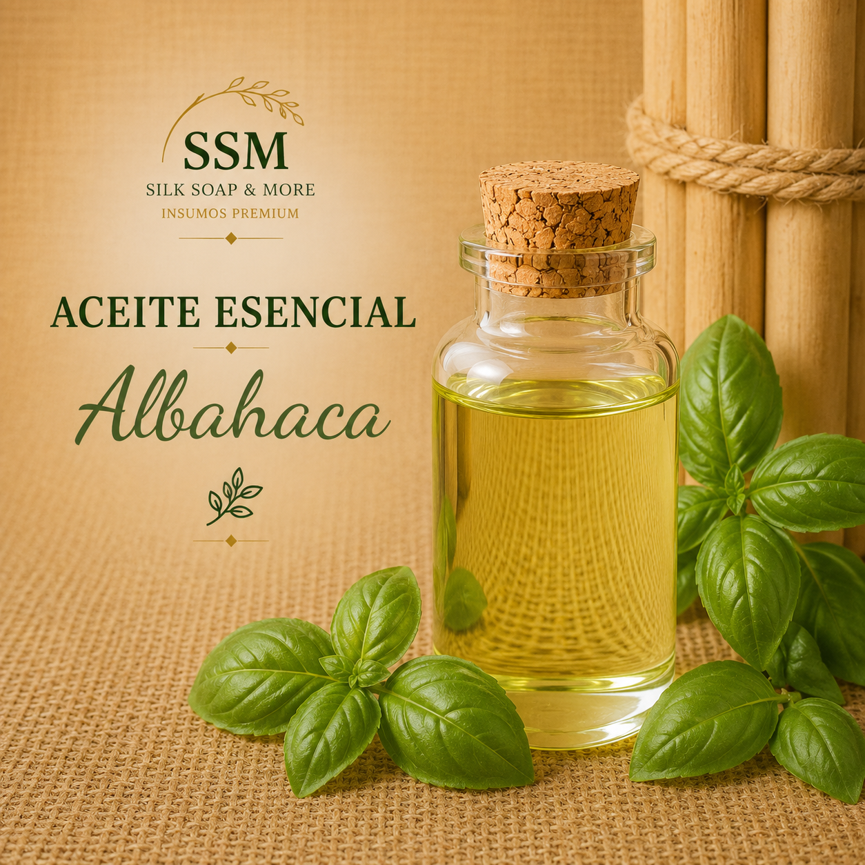 Aceite Esencial Basil Albahaca