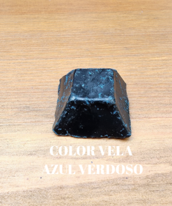 Bloque Azul Verdoso Velas