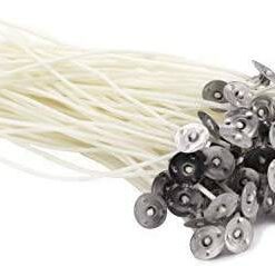 Mecha Algodón 6" Encerada Quemado Lento