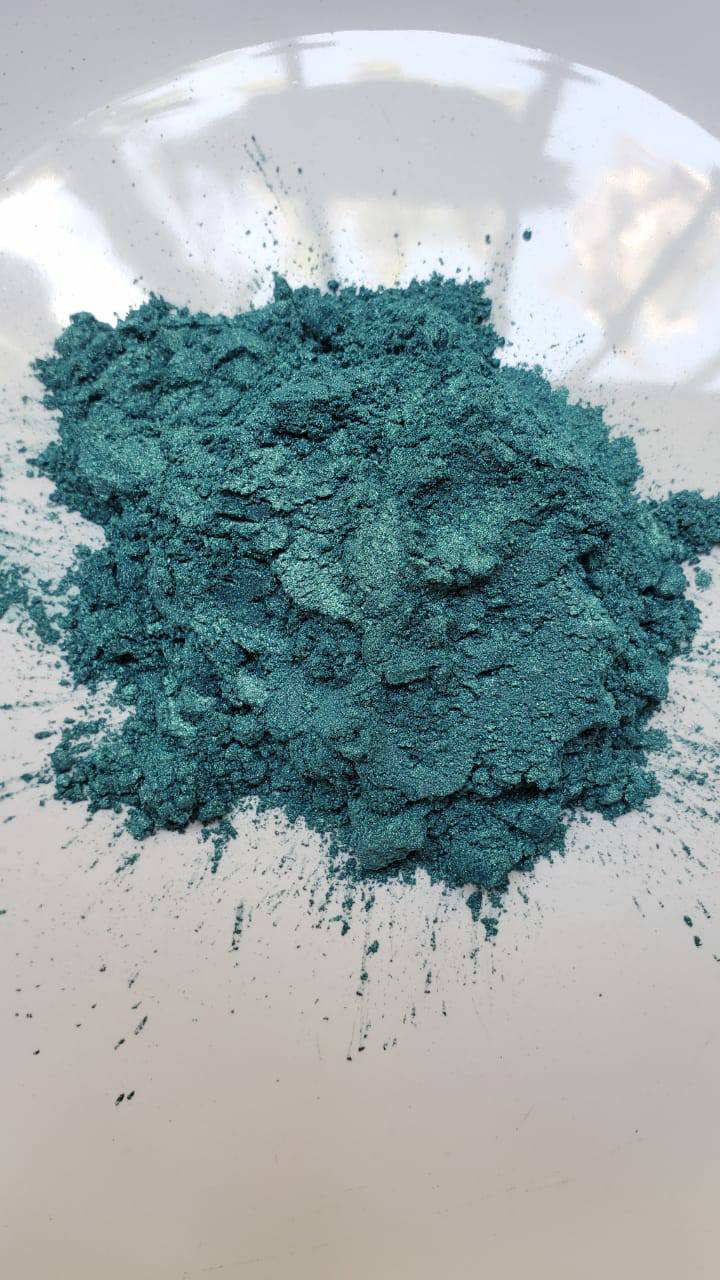Mica Turquoise Green