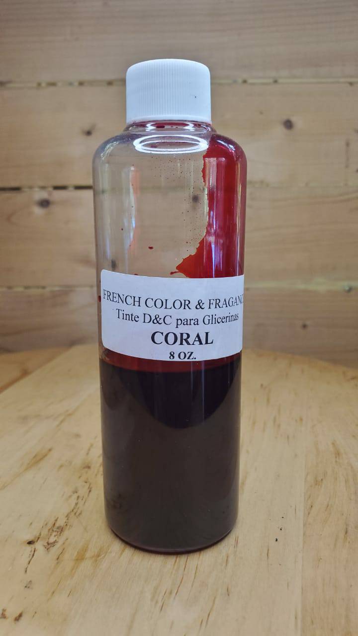 Color Rojo Coral Agua