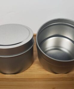 Tarro Aluminio Plateado 5 oz