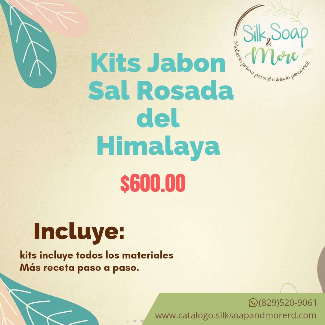 Kit Jabon Sal Rosada del Himalaya