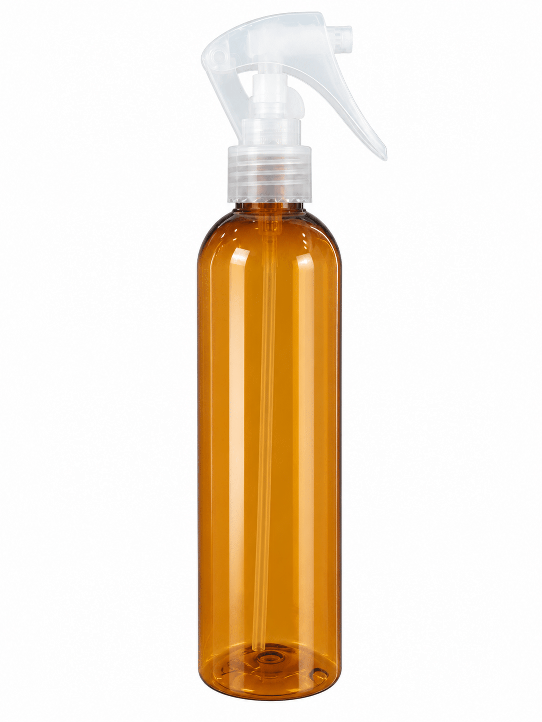 Botella Spray Plástica Ambar 8 oz